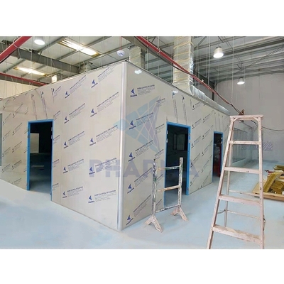 Industrial standard GMP pharmaceutical clean room with ss304 air shower